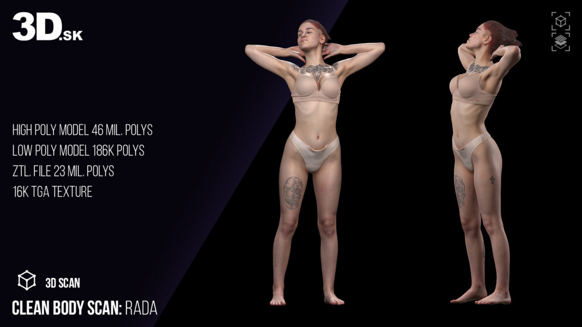 Clean 3D Body Scan – Rada (Underwear) Product