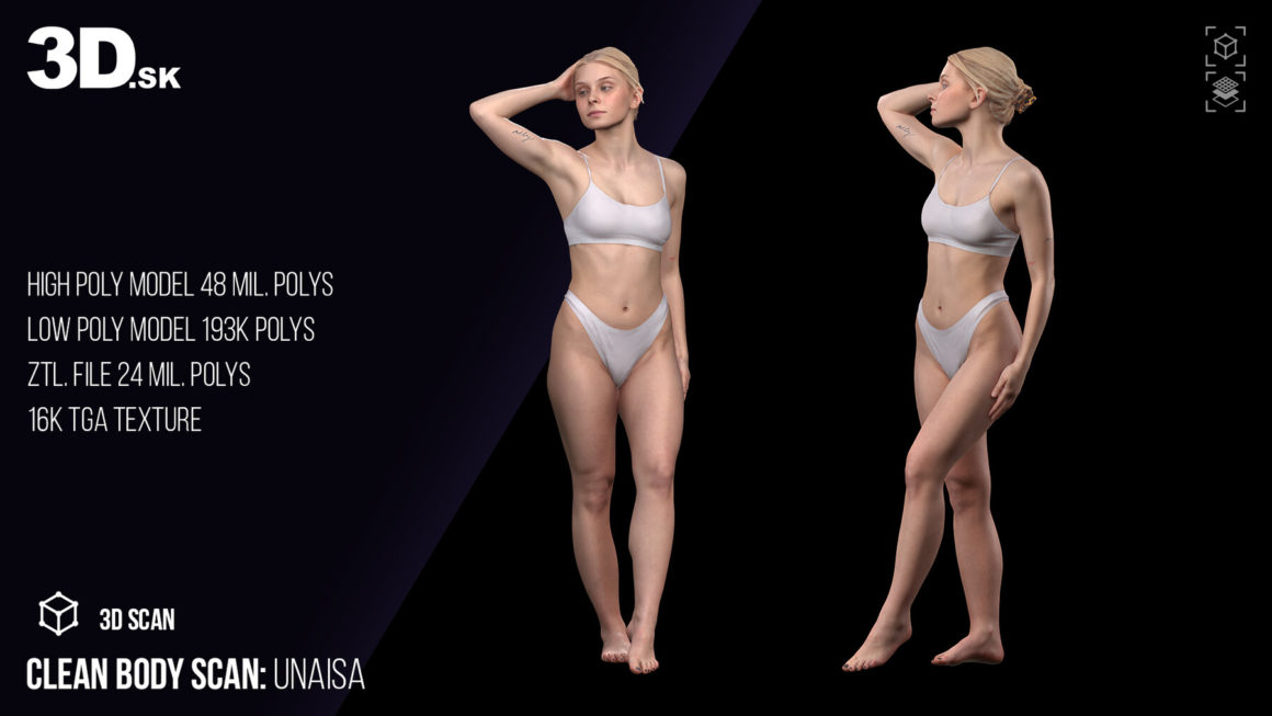 Clean 3D Body Scan – Unaisa (Underwear) Product