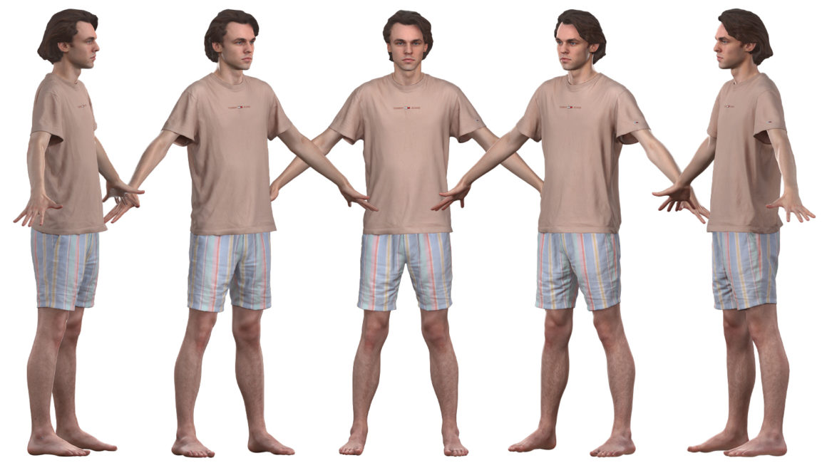 Tony Clean A Pose Scans