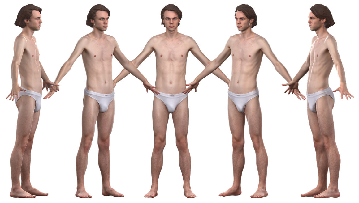 Tony Clean A pose Scans